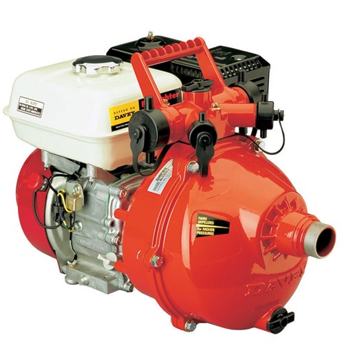 Davey 5265HE Twin Impeller Firefighter with GX200 Honda Electric Start engine (+20+45F)