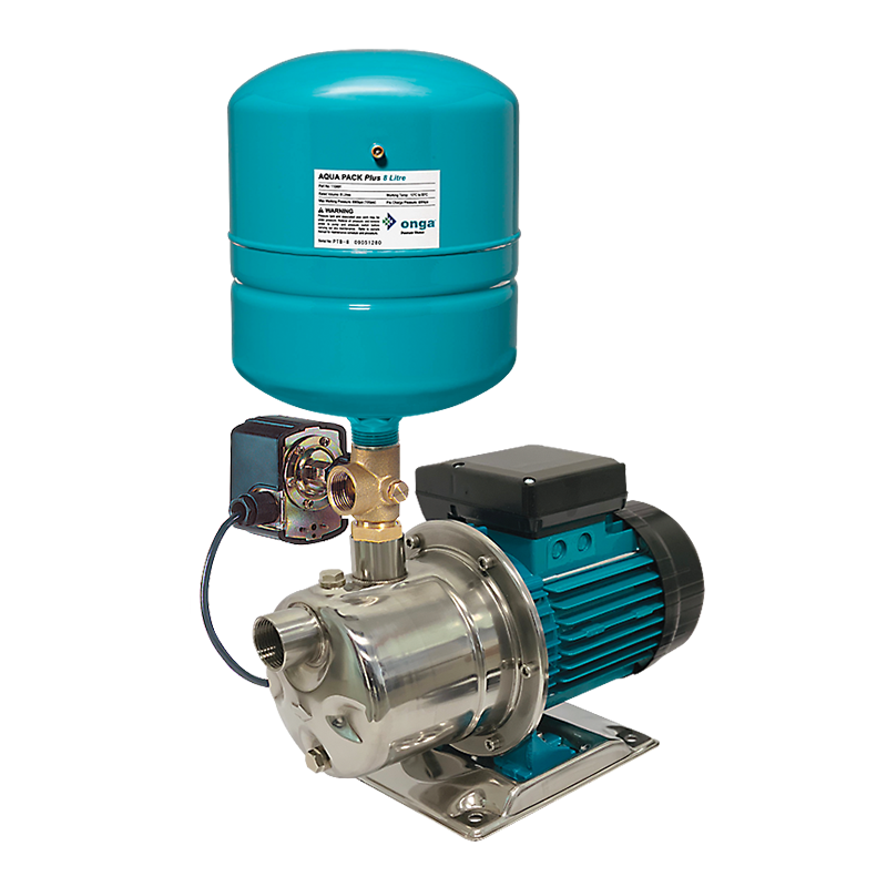 Onga JSK60 Pressure Boosting Jet Pump with AISI Pressure Switch & Onga 12L Steel Tank (Q4P*25)