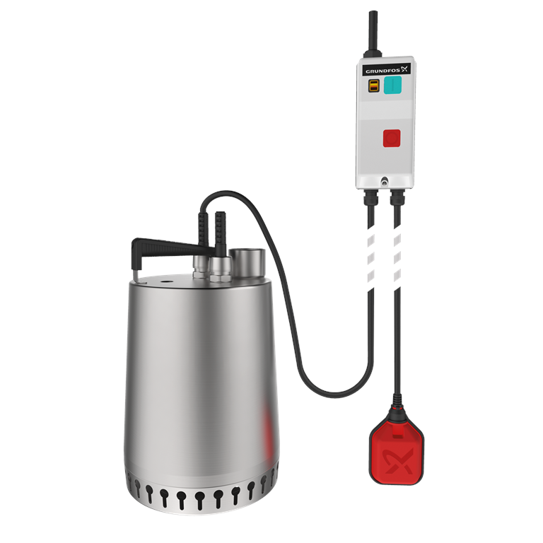 Grundfos Unilift AP12.40.04.A3 Stainless Steel Submersible Pump 0.4kW - Manual with Float
